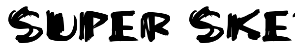 Super Sketch font preview